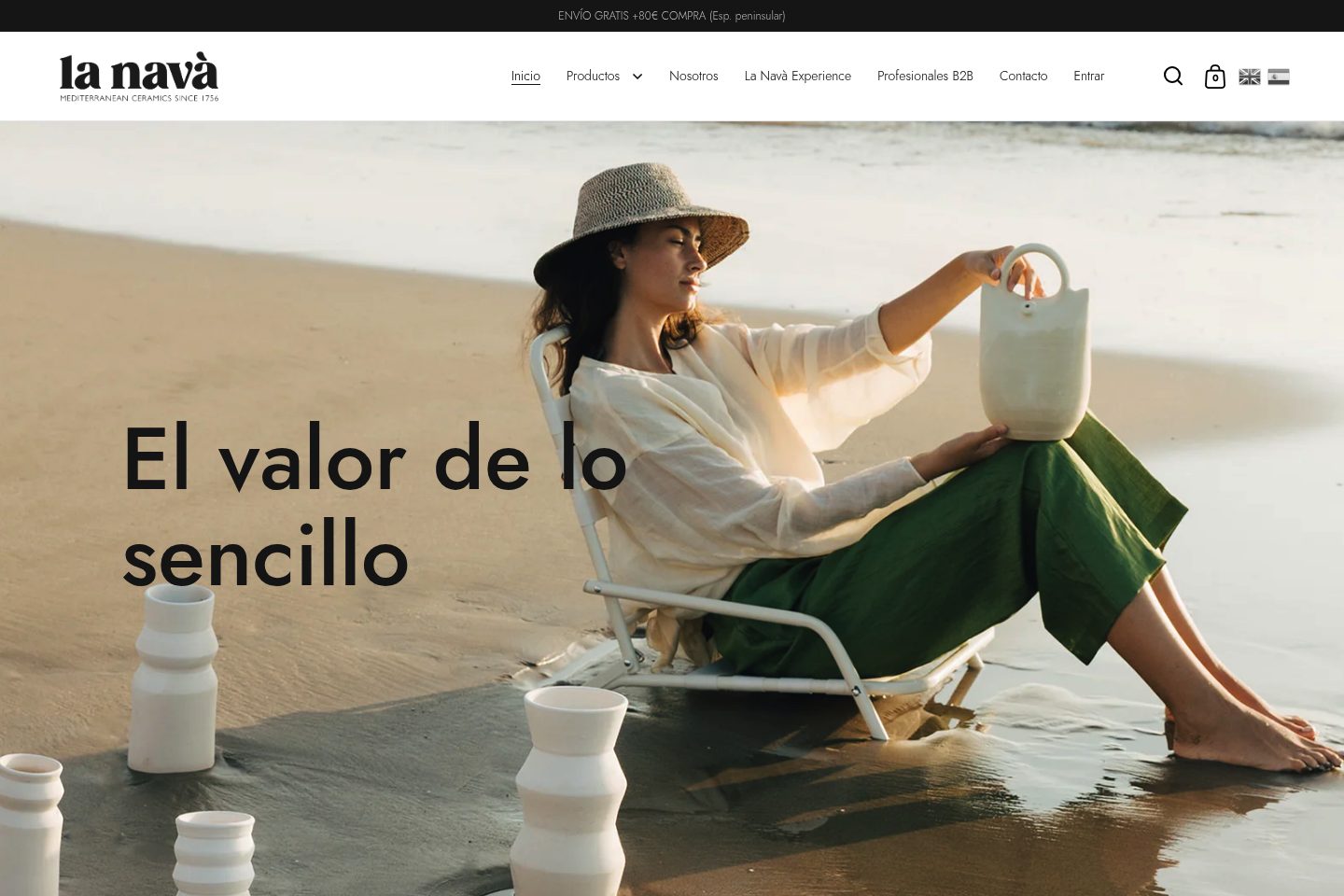 Captura del proyecto Alfareria la navá