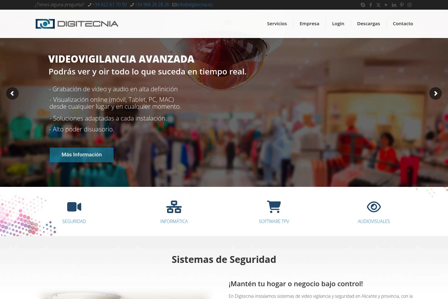 Captura del proyecto Digitecnia