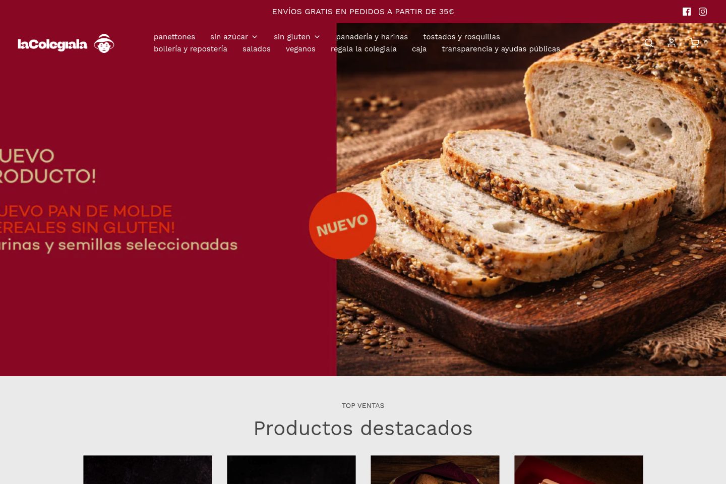 Captura del proyecto La Colegiala