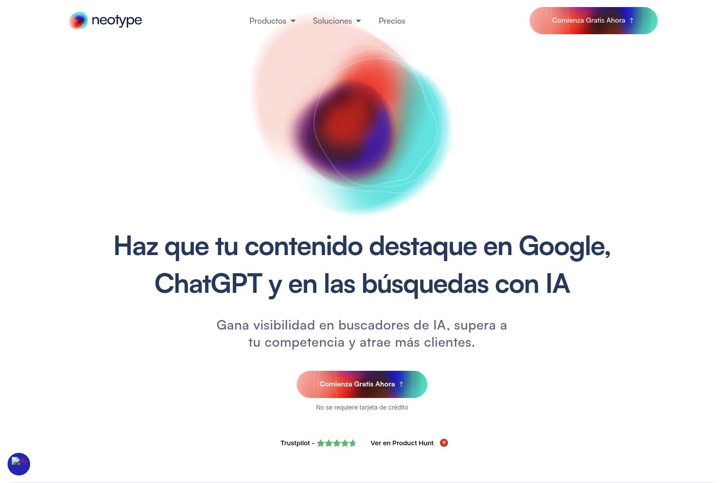 Captura del proyecto Neotype