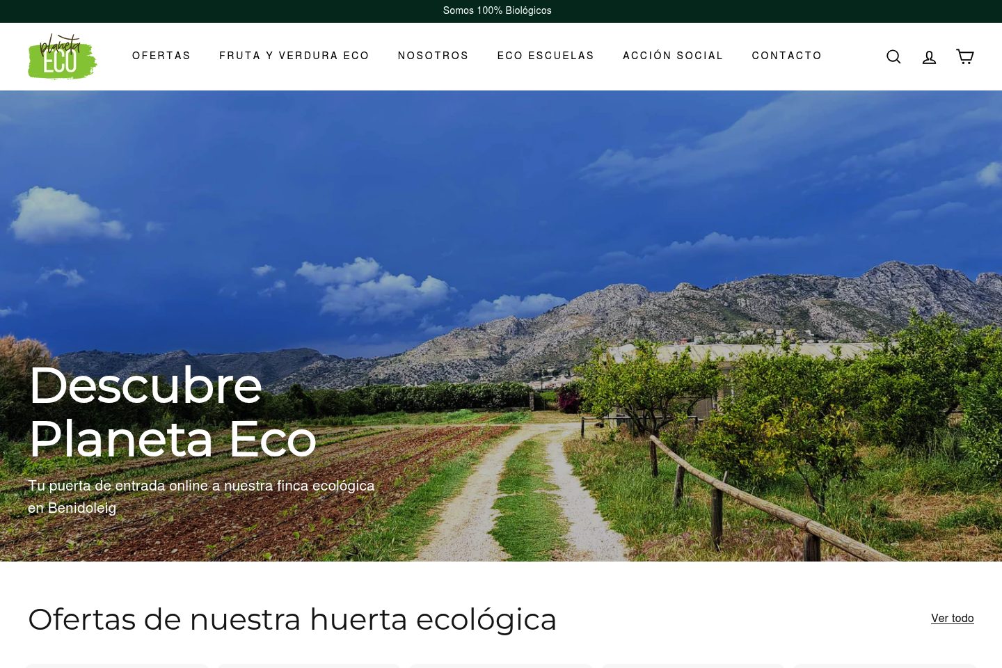 Captura del proyecto Planeta ECO