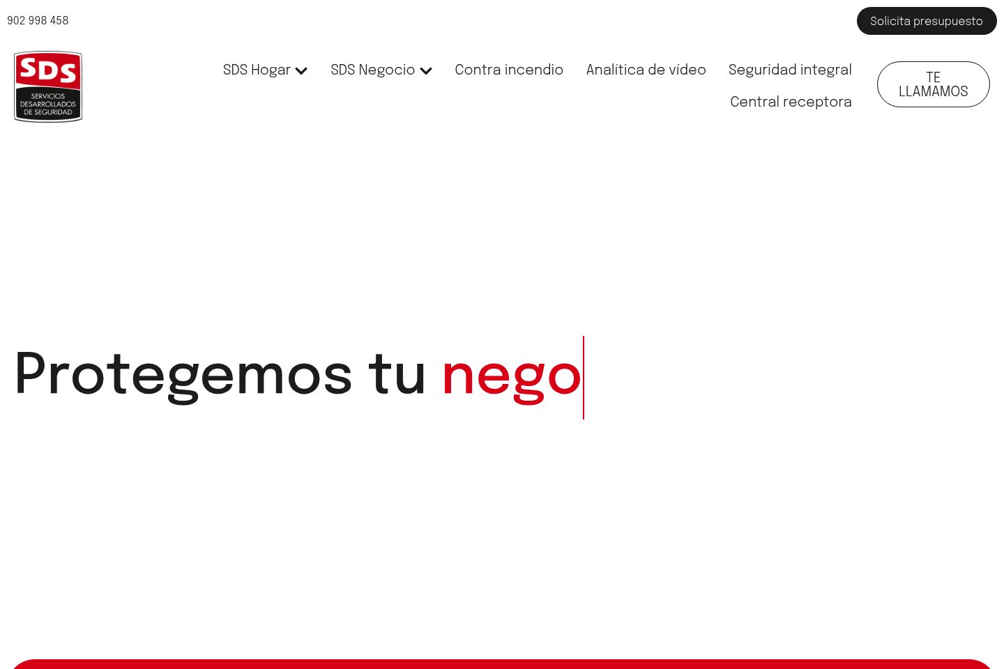 Captura del proyecto Seguridad SDS